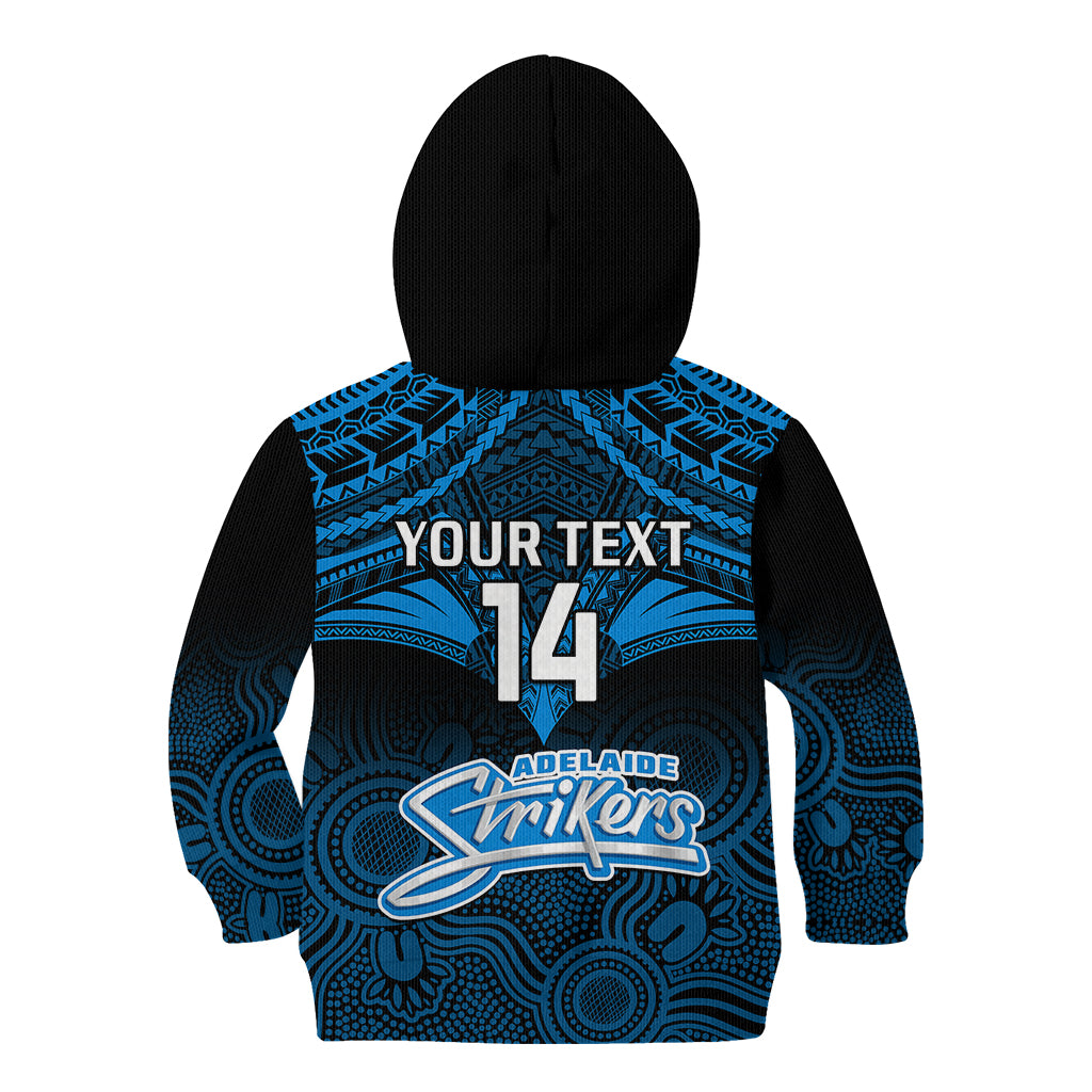 custom-adelaide-strikers-cricket-kid-hoodie-2023-unique-indigenous-art-mix-polynesian-pattern