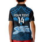 custom-adelaide-strikers-cricket-kid-polo-shirt-2023-unique-indigenous-art-mix-polynesian-pattern