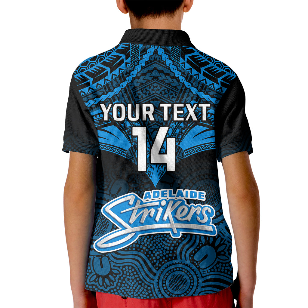 custom-adelaide-strikers-cricket-kid-polo-shirt-2023-unique-indigenous-art-mix-polynesian-pattern