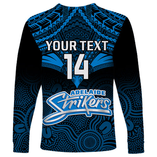 custom-adelaide-strikers-cricket-long-sleeve-shirt-2023-unique-indigenous-art-mix-polynesian-pattern