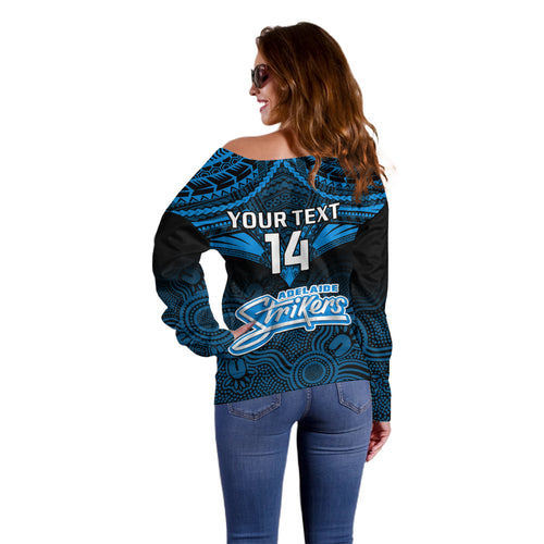custom-adelaide-strikers-cricket-off-shoulder-sweater-2023-unique-indigenous-art-mix-polynesian-pattern