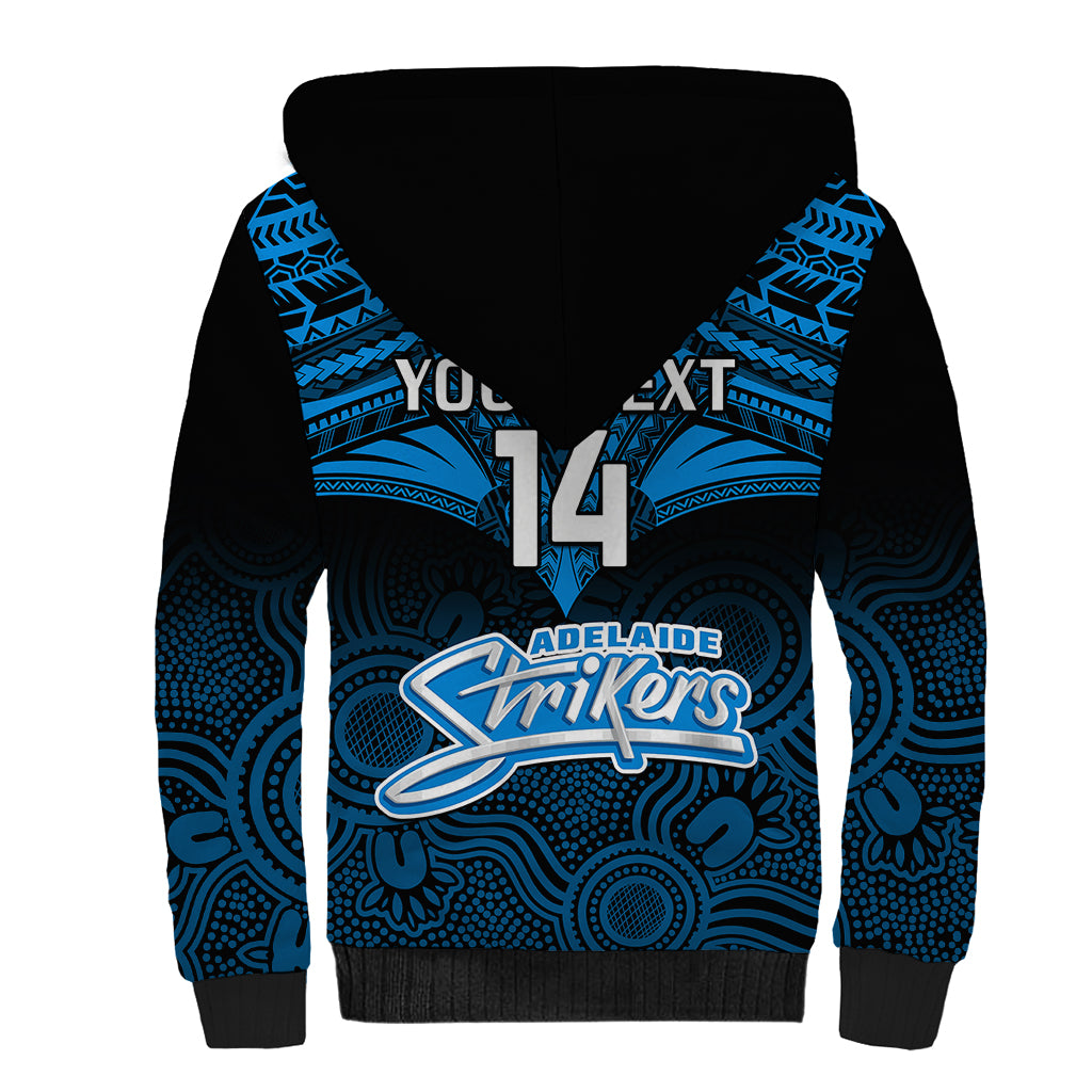custom-adelaide-strikers-cricket-sherpa-hoodie-2023-unique-indigenous-art-mix-polynesian-pattern