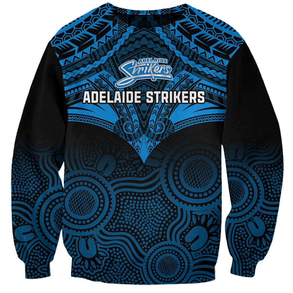 custom-adelaide-strikers-cricket-sweatshirt-2023-unique-indigenous-art-mix-polynesian-pattern