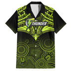 sydney-thunder-cricket-family-matching-puletasi-dress-and-hawaiian-shirt-2023-unique-indigenous-art-mix-polynesian-pattern