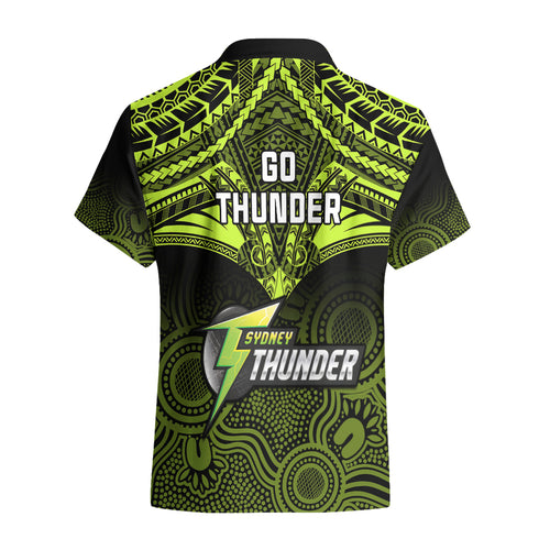 sydney-thunder-cricket-hawaiian-shirt-2023-unique-indigenous-art-mix-polynesian-pattern