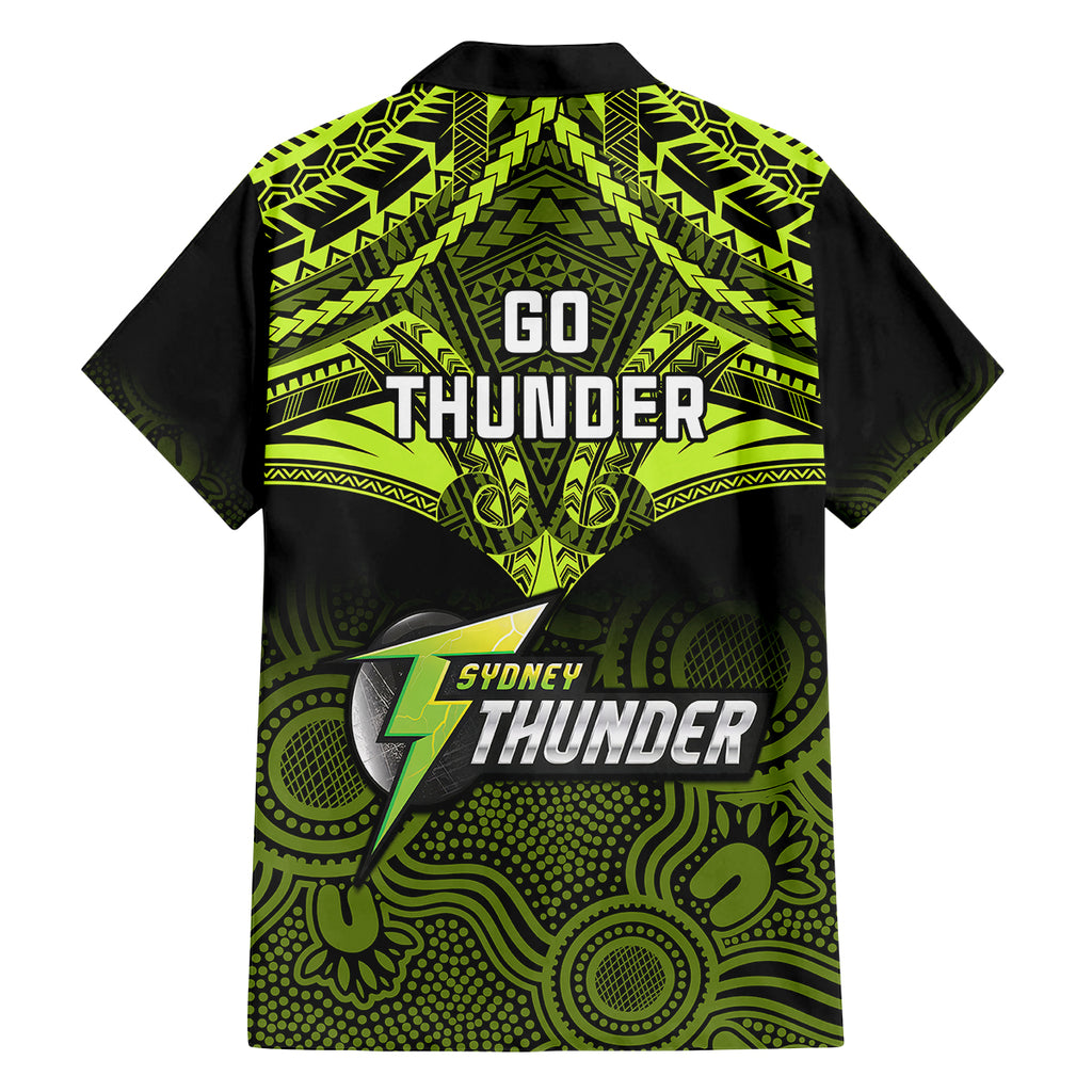 sydney-thunder-cricket-kid-hawaiian-shirt-2023-unique-indigenous-art-mix-polynesian-pattern