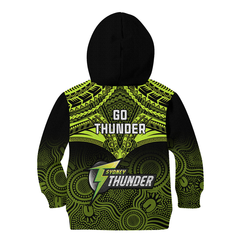 sydney-thunder-cricket-kid-hoodie-2023-unique-indigenous-art-mix-polynesian-pattern