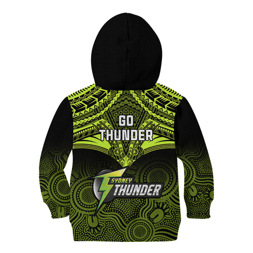 sydney-thunder-cricket-kid-hoodie-2023-unique-indigenous-art-mix-polynesian-pattern