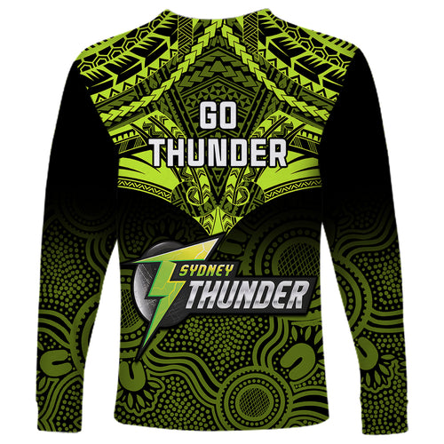 sydney-thunder-cricket-long-sleeve-shirt-2023-unique-indigenous-art-mix-polynesian-pattern