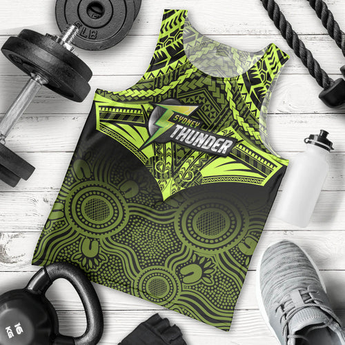 sydney-thunder-cricket-men-tank-top-2023-unique-indigenous-art-mix-polynesian-pattern