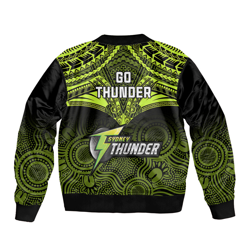 sydney-thunder-cricket-sleeve-zip-bomber-jacket-2023-unique-indigenous-art-mix-polynesian-pattern