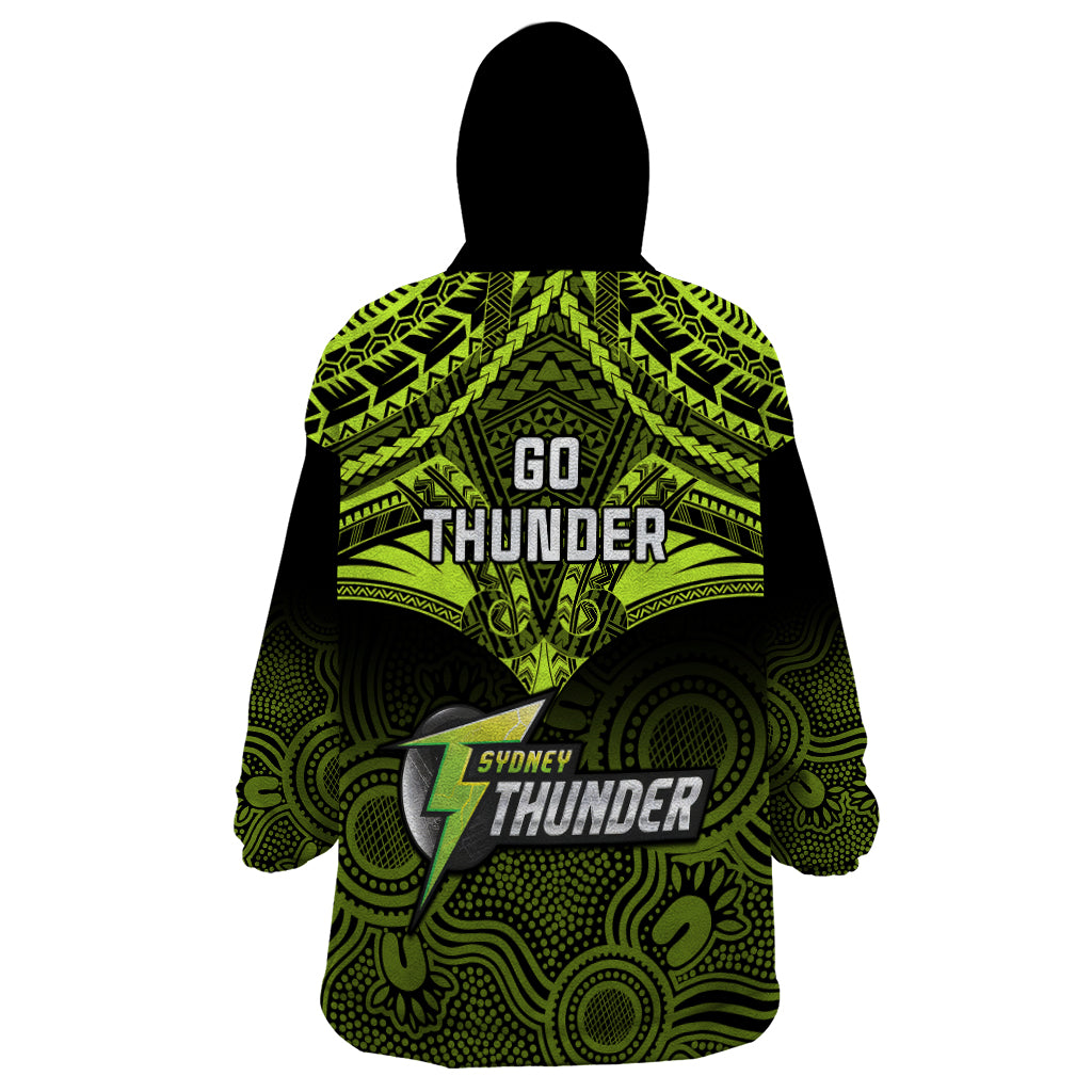 sydney-thunder-cricket-wearable-blanket-hoodie-2023-unique-indigenous-art-mix-polynesian-pattern