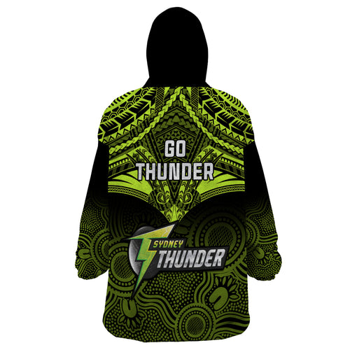 sydney-thunder-cricket-wearable-blanket-hoodie-2023-unique-indigenous-art-mix-polynesian-pattern