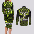 custom-sydney-thunder-cricket-couples-matching-long-sleeve-bodycon-dress-and-long-sleeve-button-shirts-2023-unique-indigenous-art-mix-polynesian-pattern