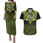 custom-sydney-thunder-cricket-couples-matching-puletasi-dress-and-hawaiian-shirt-2023-unique-indigenous-art-mix-polynesian-pattern