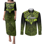 custom-sydney-thunder-cricket-couples-matching-puletasi-dress-and-long-sleeve-button-shirts-2023-unique-indigenous-art-mix-polynesian-pattern