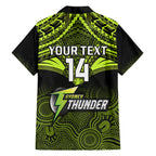 custom-sydney-thunder-cricket-family-matching-mermaid-dress-and-hawaiian-shirt-2023-unique-indigenous-art-mix-polynesian-pattern