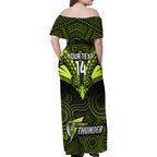 custom-sydney-thunder-cricket-family-matching-off-shoulder-maxi-dress-and-hawaiian-shirt-2023-unique-indigenous-art-mix-polynesian-pattern