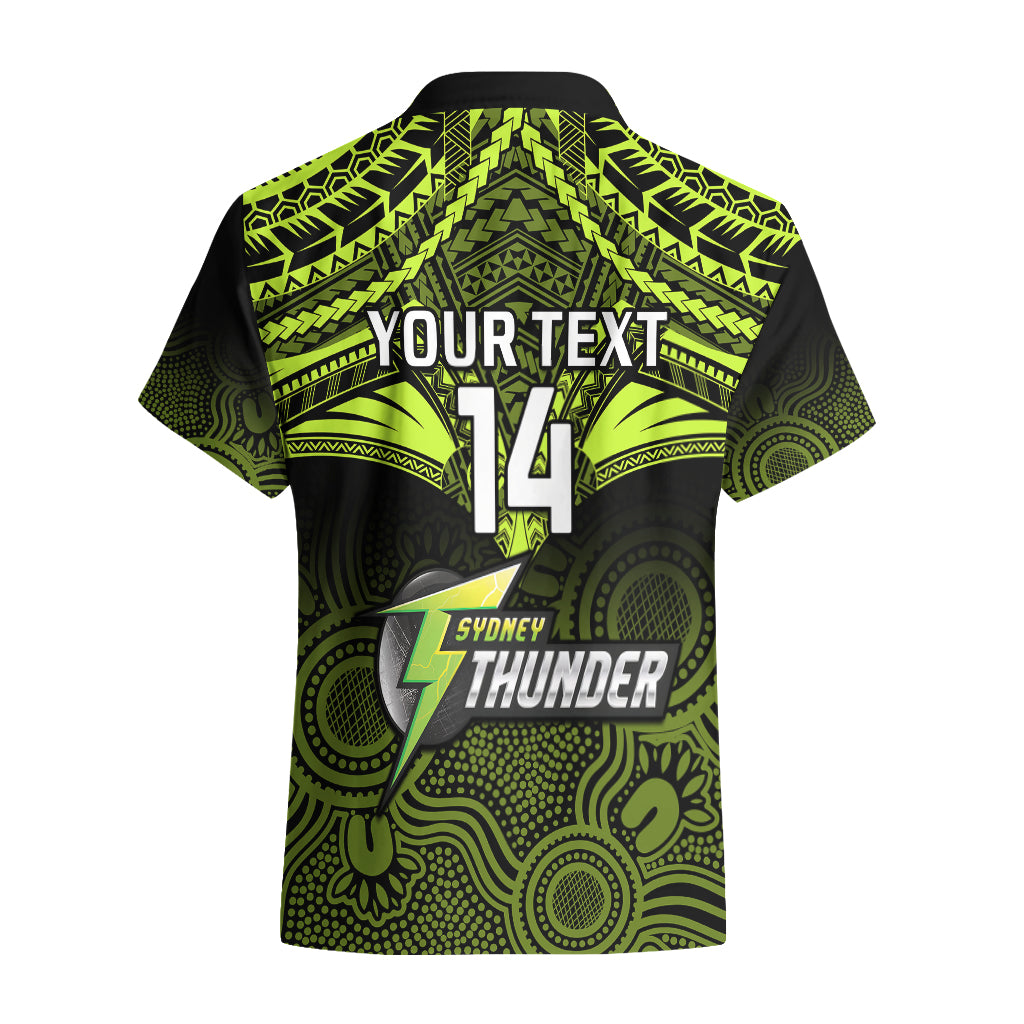 custom-sydney-thunder-cricket-hawaiian-shirt-2023-unique-indigenous-art-mix-polynesian-pattern
