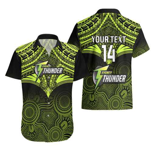 custom-sydney-thunder-cricket-hawaiian-shirt-2023-unique-indigenous-art-mix-polynesian-pattern