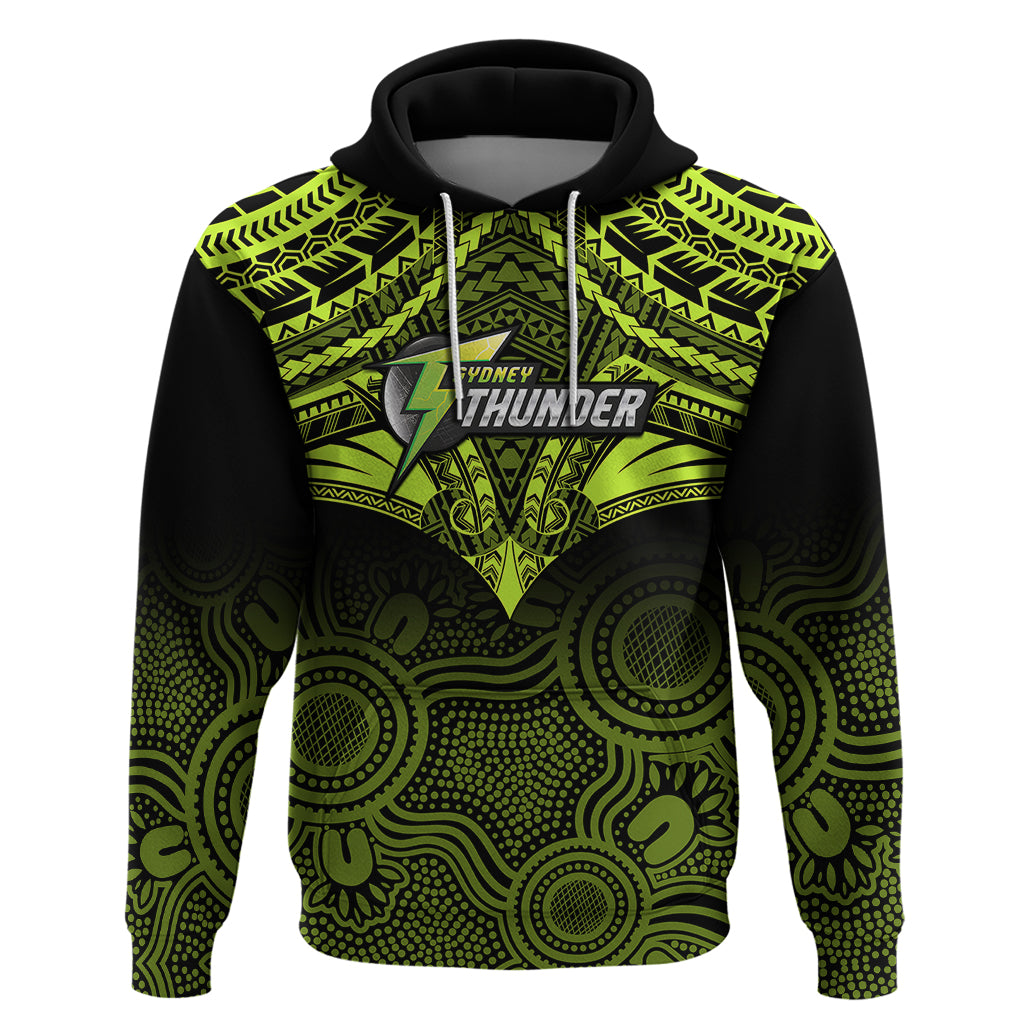 custom-sydney-thunder-cricket-hoodie-2023-unique-indigenous-art-mix-polynesian-pattern