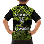 custom-sydney-thunder-cricket-kid-hawaiian-shirt-2023-unique-indigenous-art-mix-polynesian-pattern