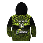 custom-sydney-thunder-cricket-kid-hoodie-2023-unique-indigenous-art-mix-polynesian-pattern