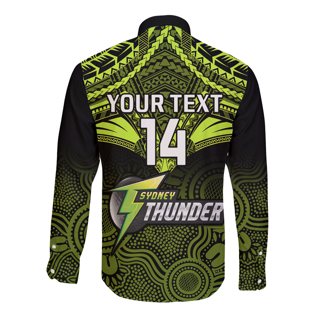custom-sydney-thunder-cricket-long-sleeve-button-shirt-2023-unique-indigenous-art-mix-polynesian-pattern