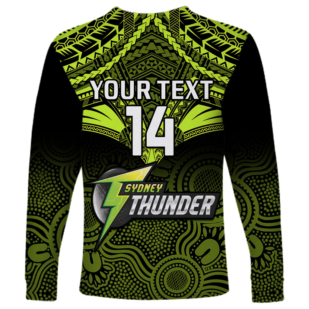 custom-sydney-thunder-cricket-long-sleeve-shirt-2023-unique-indigenous-art-mix-polynesian-pattern