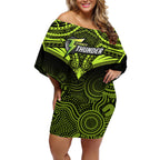 custom-sydney-thunder-cricket-off-shoulder-short-dress-2023-unique-indigenous-art-mix-polynesian-pattern