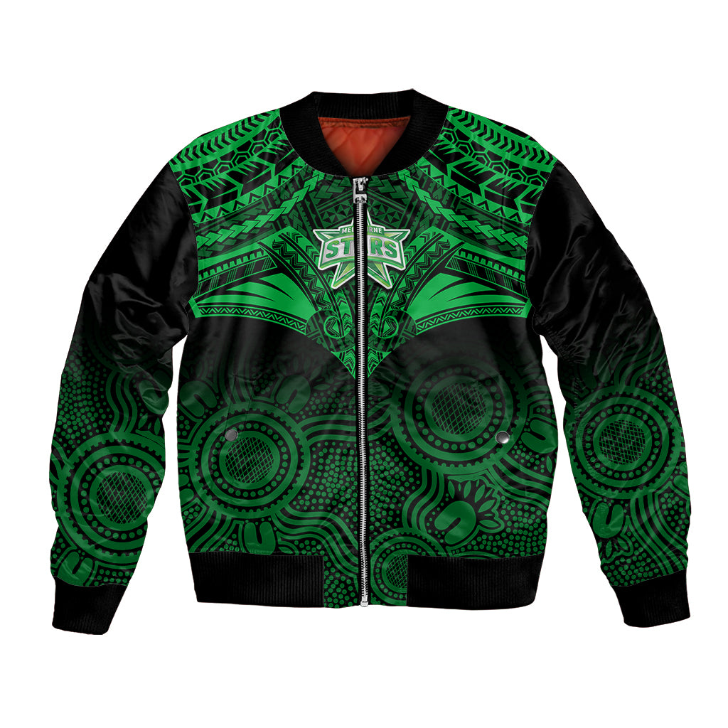melbourne-stars-cricket-bomber-jacket-2023-unique-indigenous-art-mix-polynesian-pattern
