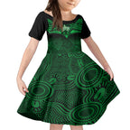 Melbourne Stars Cricket Family Matching Off Shoulder Short Dress and Hawaiian Shirt 2023 Unique Indigenous Art Mix Polynesian Pattern LT14