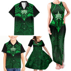 melbourne-stars-cricket-family-matching-tank-maxi-dress-and-hawaiian-shirt-2023-unique-indigenous-art-mix-polynesian-pattern