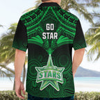 melbourne-stars-cricket-hawaiian-shirt-2023-unique-indigenous-art-mix-polynesian-pattern