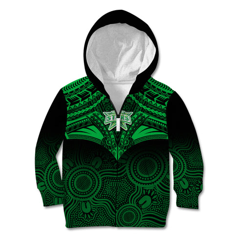 melbourne-stars-cricket-kid-hoodie-2023-unique-indigenous-art-mix-polynesian-pattern
