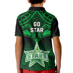 melbourne-stars-cricket-kid-polo-shirt-2023-unique-indigenous-art-mix-polynesian-pattern