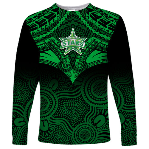 melbourne-stars-cricket-long-sleeve-shirt-2023-unique-indigenous-art-mix-polynesian-pattern