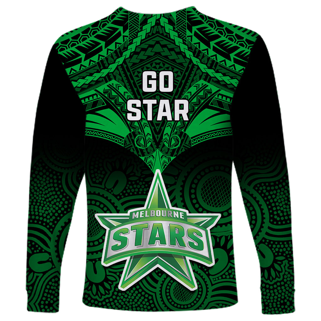 melbourne-stars-cricket-long-sleeve-shirt-2023-unique-indigenous-art-mix-polynesian-pattern