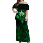 melbourne-stars-cricket-off-shoulder-maxi-dress-2023-unique-indigenous-art-mix-polynesian-pattern