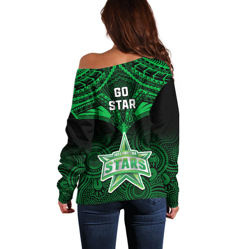 melbourne-stars-cricket-off-shoulder-sweater-2023-unique-indigenous-art-mix-polynesian-pattern