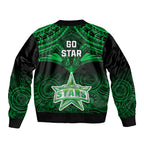 melbourne-stars-cricket-sleeve-zip-bomber-jacket-2023-unique-indigenous-art-mix-polynesian-pattern