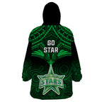 melbourne-stars-cricket-wearable-blanket-hoodie-2023-unique-indigenous-art-mix-polynesian-pattern
