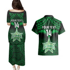 custom-melbourne-stars-cricket-couples-matching-puletasi-dress-and-hawaiian-shirt-2023-unique-indigenous-art-mix-polynesian-pattern