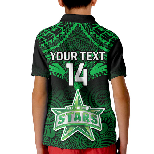 custom-melbourne-stars-cricket-kid-polo-shirt-2023-unique-indigenous-art-mix-polynesian-pattern