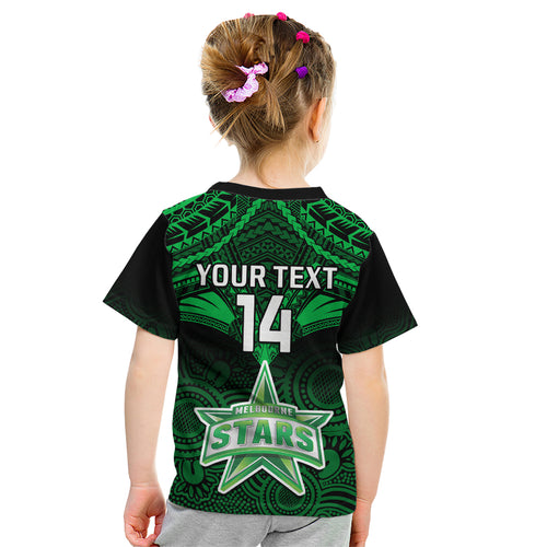 custom-melbourne-stars-cricket-kid-t-shirt-2023-unique-indigenous-art-mix-polynesian-pattern
