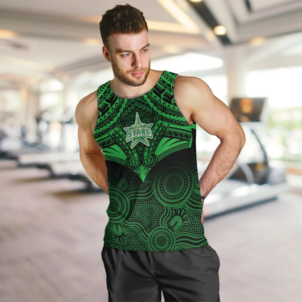 custom-melbourne-stars-cricket-men-tank-top-2023-unique-indigenous-art-mix-polynesian-pattern