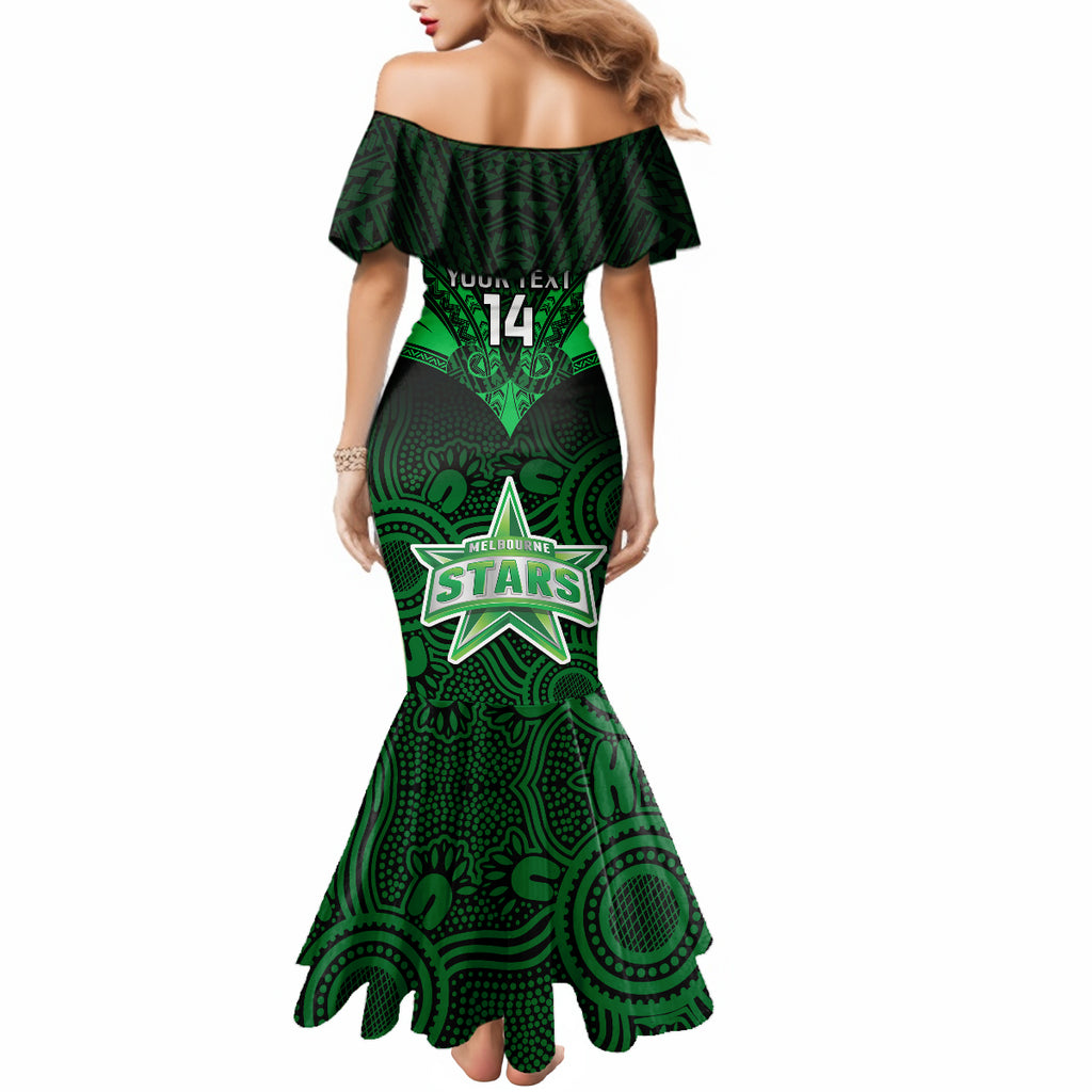 custom-melbourne-stars-cricket-mermaid-dress-2023-unique-indigenous-art-mix-polynesian-pattern
