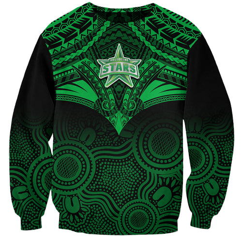 custom-melbourne-stars-cricket-sweatshirt-2023-unique-indigenous-art-mix-polynesian-pattern