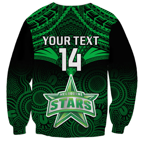custom-melbourne-stars-cricket-sweatshirt-2023-unique-indigenous-art-mix-polynesian-pattern