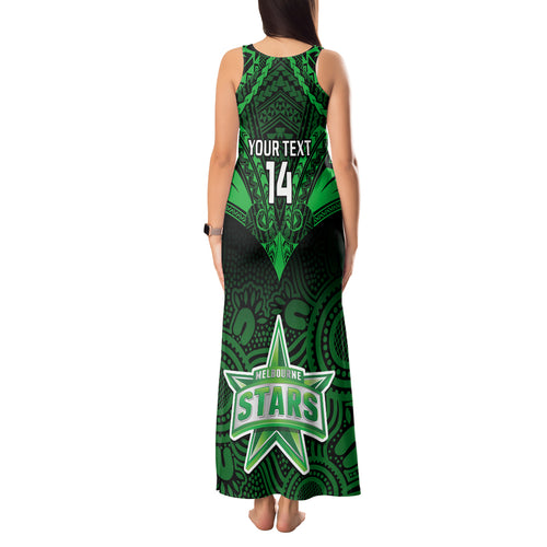 custom-melbourne-stars-cricket-tank-maxi-dress-2023-unique-indigenous-art-mix-polynesian-pattern